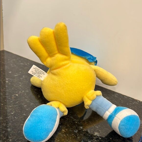 Yellow and Blue Plush Duck Toy - Picture 6 of 8